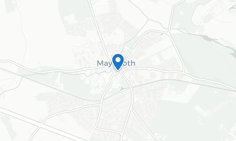 Map of Maynooth — painting & decorating service area covered by Original Dublin Painter