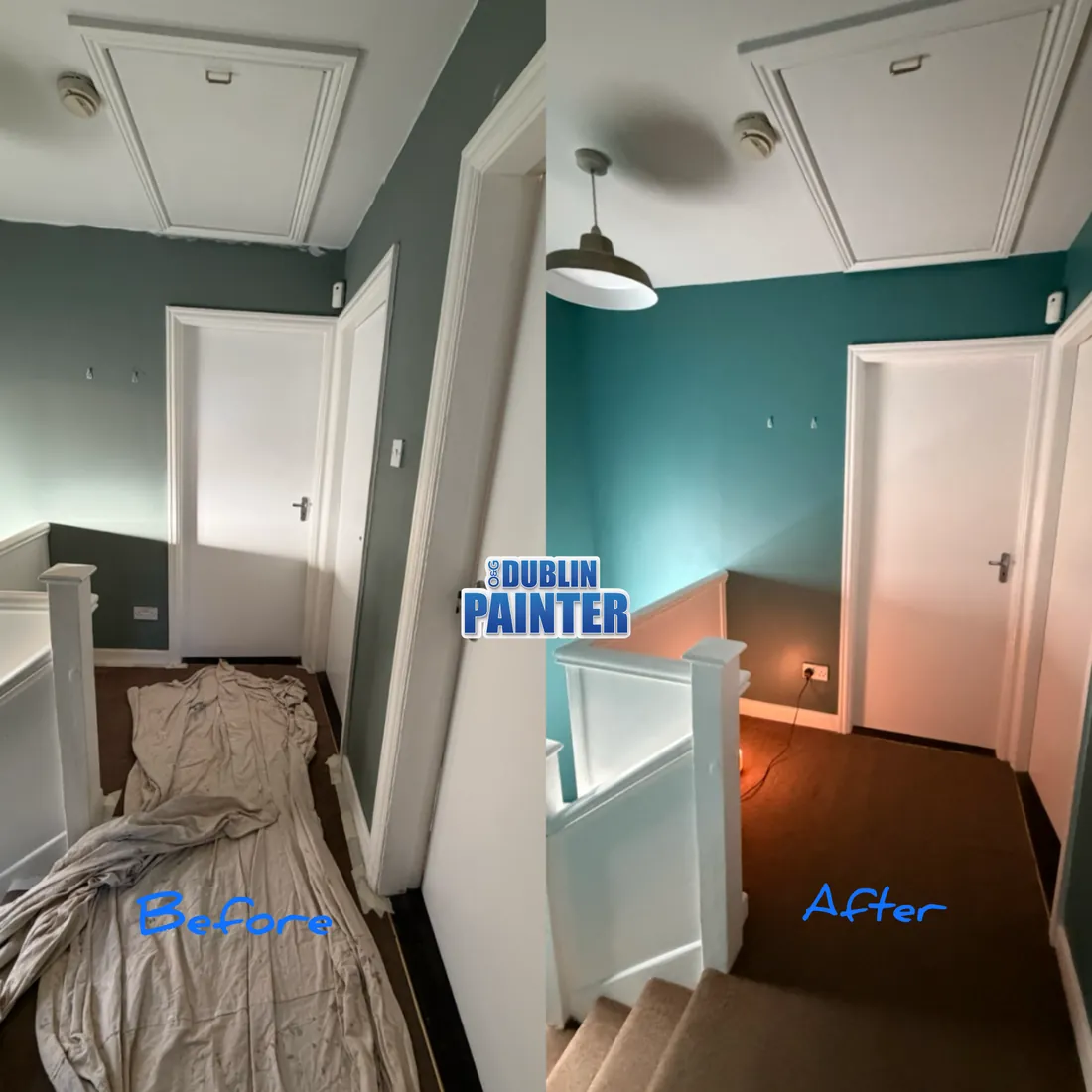 Commercial interior painted by Original Dublin Painter