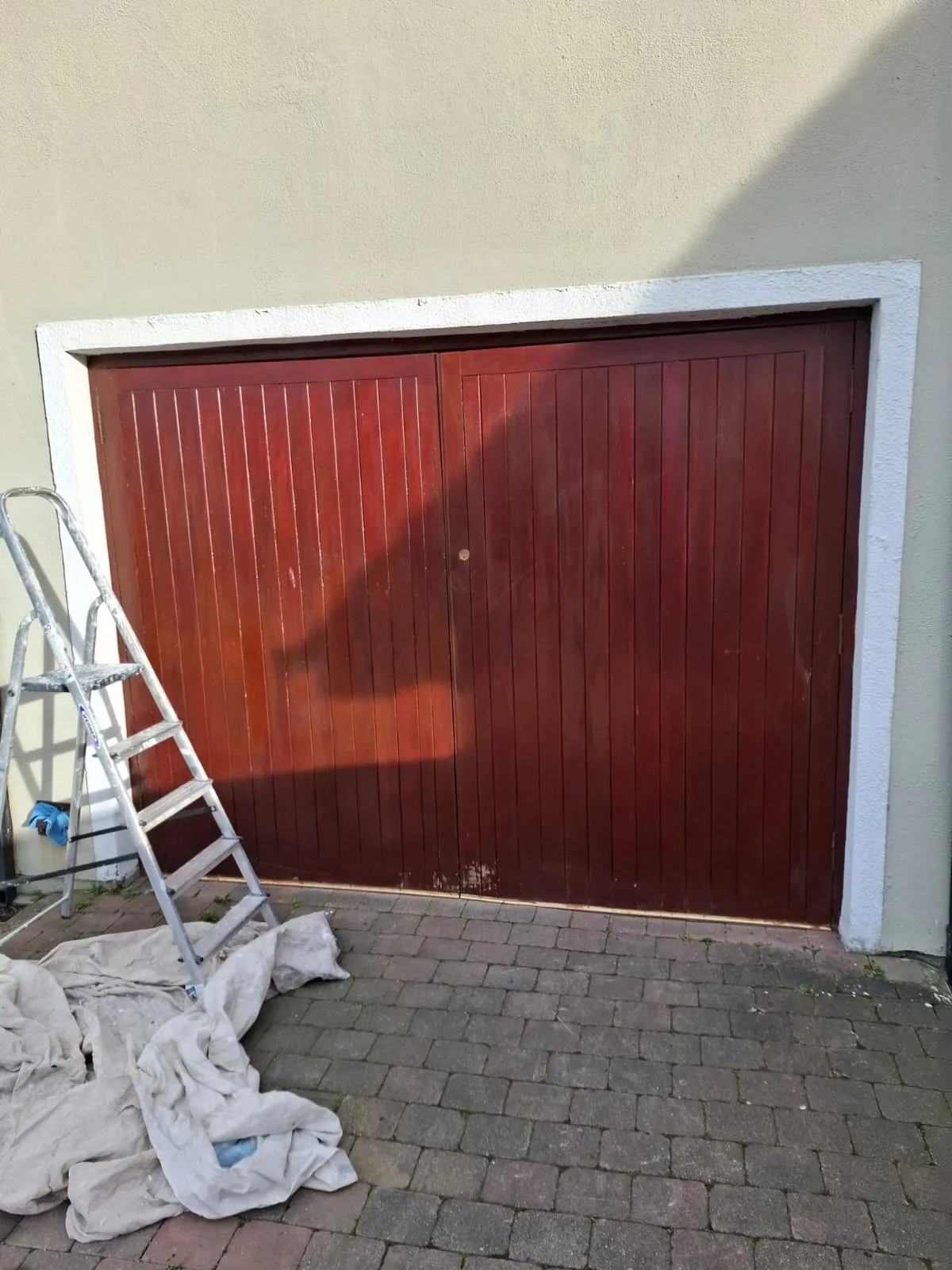 Freshly painted door in Dublin by Original Dublin Painter