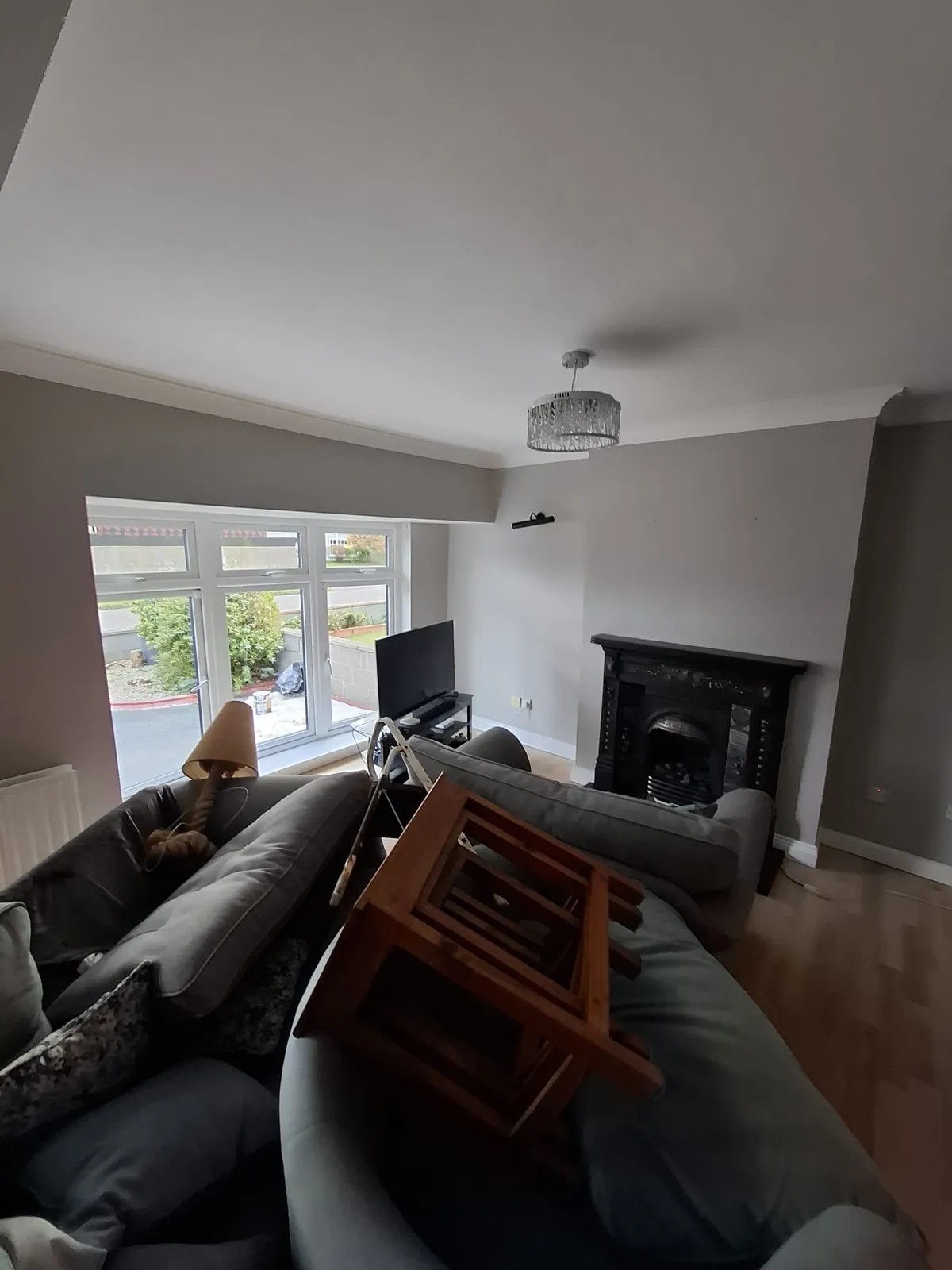 Freshly painted living room interior in Dublin by Original Dublin Painter