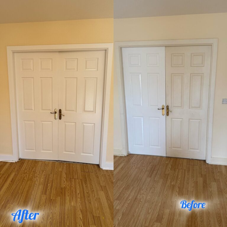 before and after interior painting